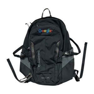 PATAGONIA REFUGIO 28L GOOGLE LOGO BACKPACK BLACK SIZE 48cm x 36cm (USED)