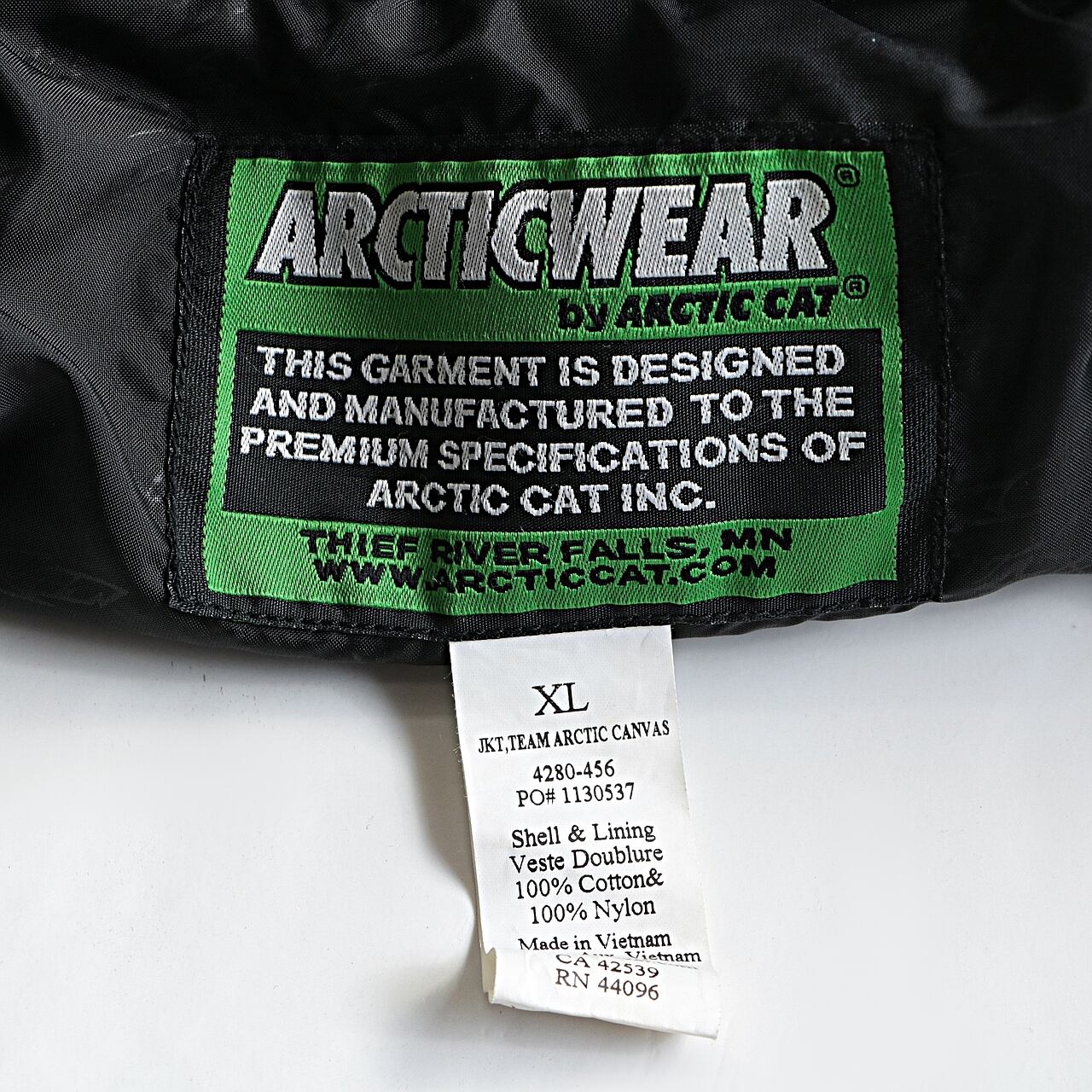 ARCTIC CAT レーシング スノーモービル ジャケット 古着 used | khaki 