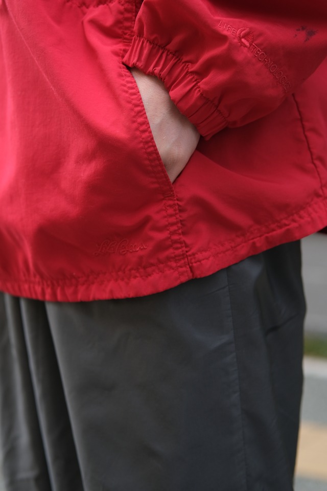 Utah／"L.L.Bean" anorak parka／red