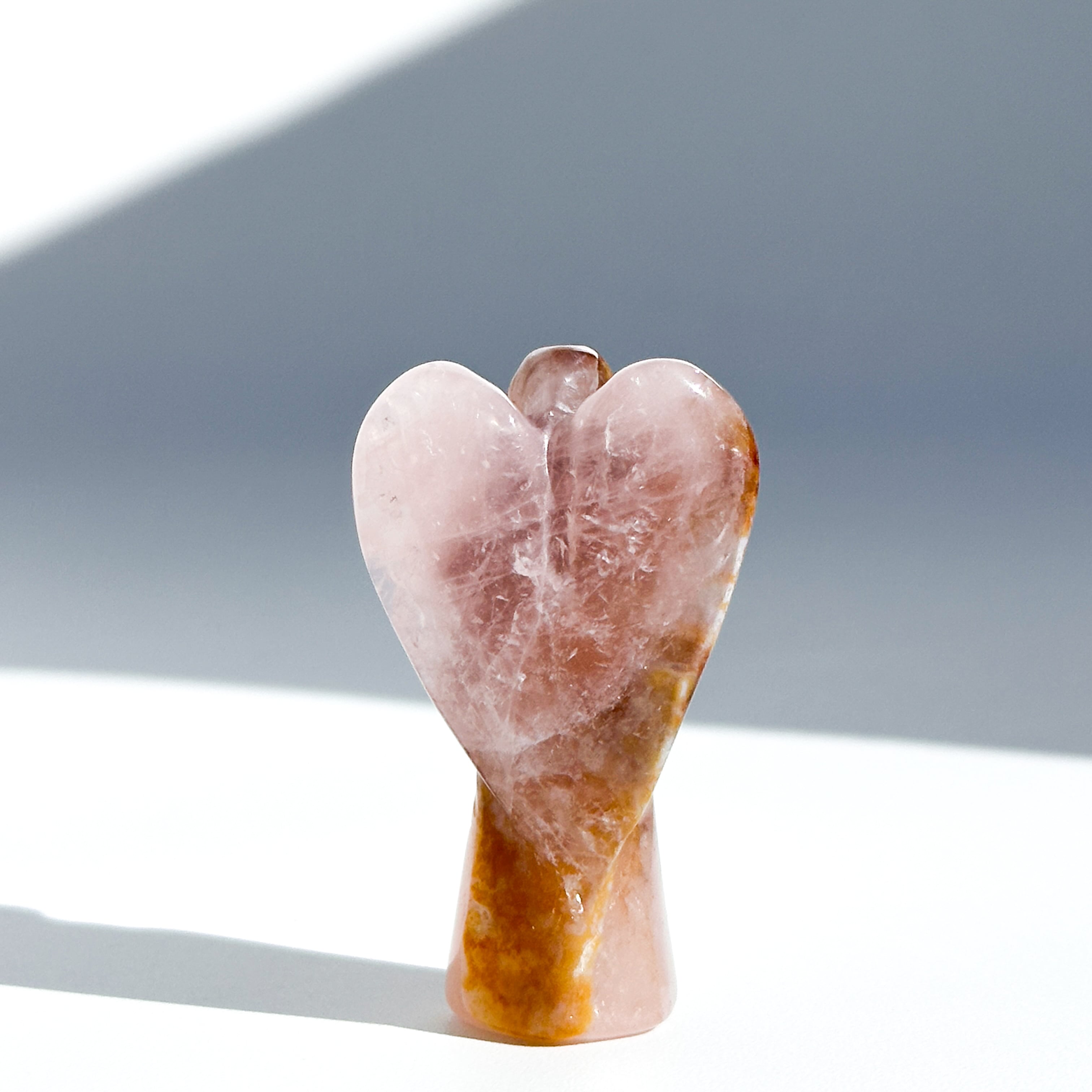 ゴールデンヒーラー×ローズクォーツ ミディアムエンジェル 12◇ Golden