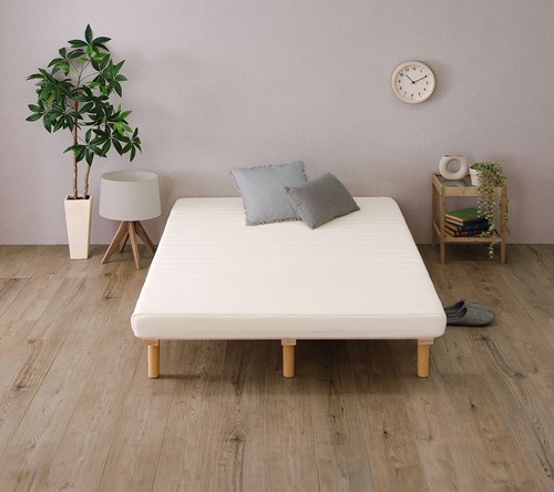 脚付きウレタンロールマットレス ダブルサイズ 190N 高反発