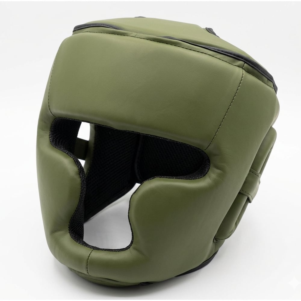 Winning ヘッドギア グリーン PASSOUT プロフェッショナル フルフェイスヘッドギア 格闘技用 高衝撃