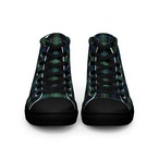 TARTAN WIGGLE High-Top Sneakers -Green- (Women’s)  [S0011]