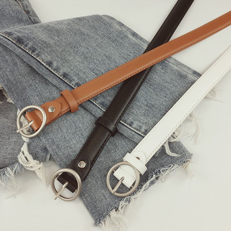 カジュアル原宿ラウンドマウスベルトシンプルレトロワイルドベルトパーソナリティ愛好家ワイルドベルトヒップスター男女 ブラック・アイド・ピーズ53548518894