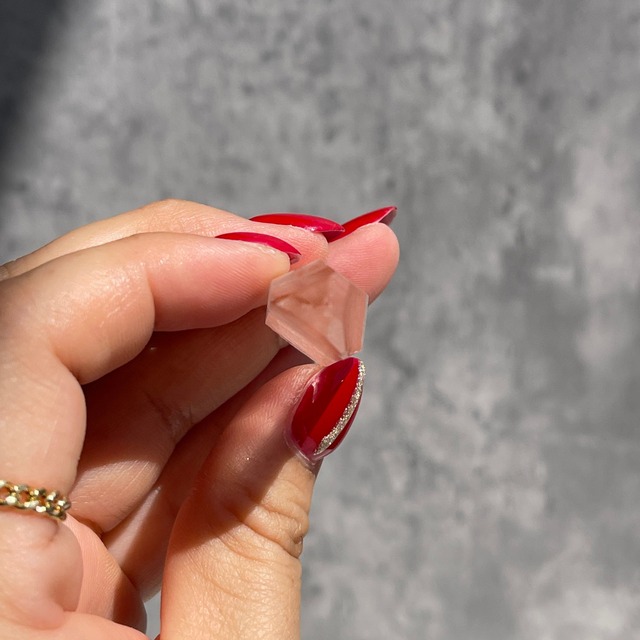 ブラジル・ミナスジェライス州産【ピンクレムリアン】⑦ 鉱物 天然石 パワーストーン