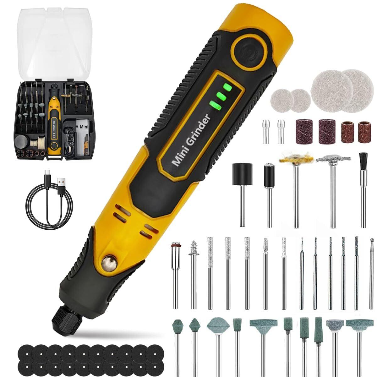 ミニルーター 6段変速 ホビールーター 150PCSセット 130W 8000 ミニ