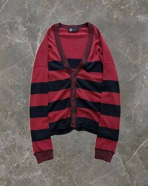 "agnes b." border design short length cardigan