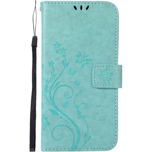 Lhyxuuk Arrows We ケース 手帳型F-51B doo FCG01 au SoftBankケースおしゃれ 純色 可愛い花柄 横開きアローズWE PUレザーケース ストラップ付き カードポケット付き オシャレ蝶柄 スタンド耐衝撃 Fujitsu用 ArrowsWeマートフォンカバー マグネット対応 装着やすい Arrows We グリーン 1163