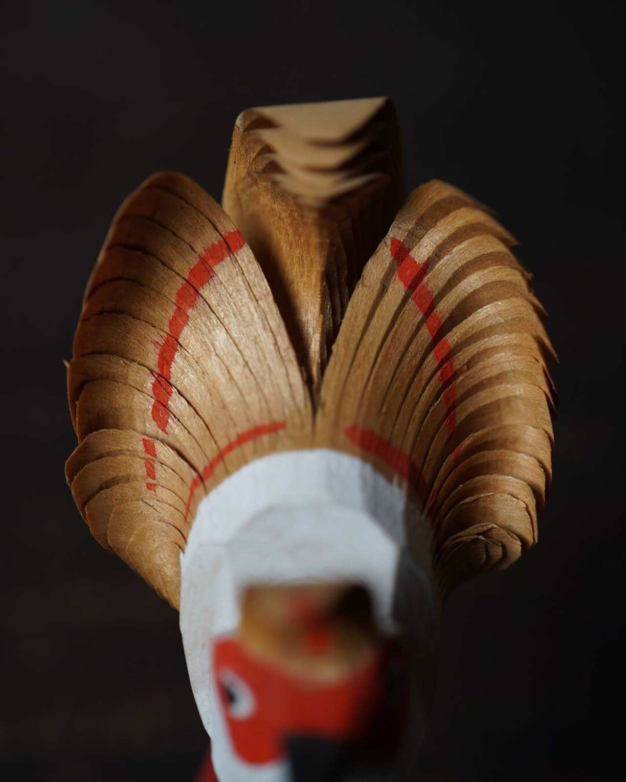 笹野一刀彫　トキ　/　山形