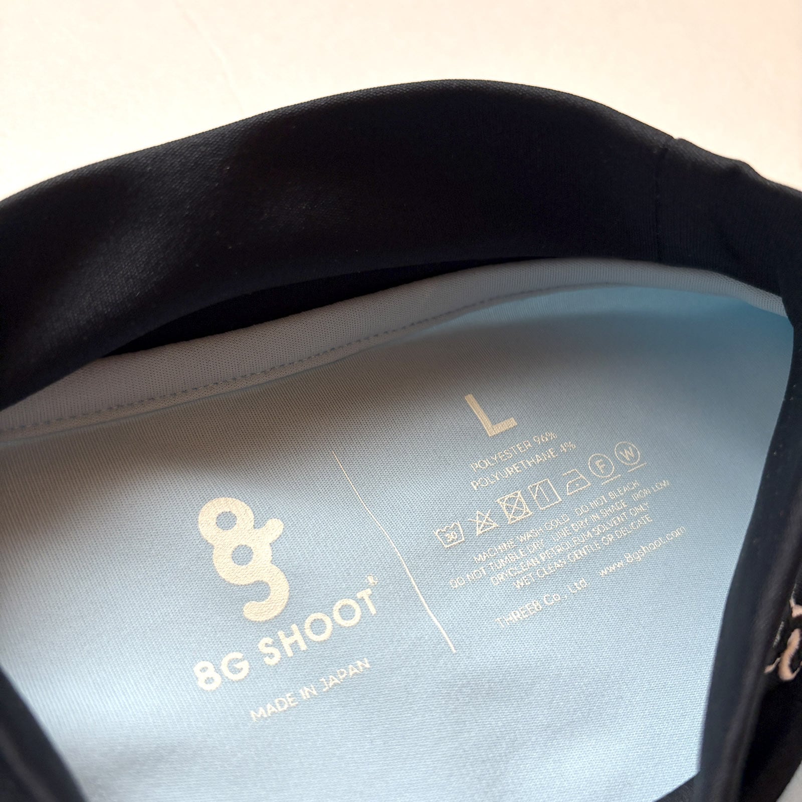 ス*K様 8G SHOOT LOGO PRINT MOCK NECK S/S T LOGO PRINT MOCK NECK SHIRT - LIGHT BLUE / BLACK - | 8G SHOOT WEBSTORE