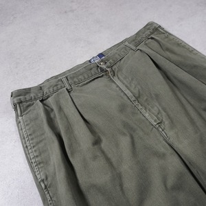90s 初期型 USA製 Polo by Ralph Lauren POLO CHINO "khaki" W36L30相当 古着