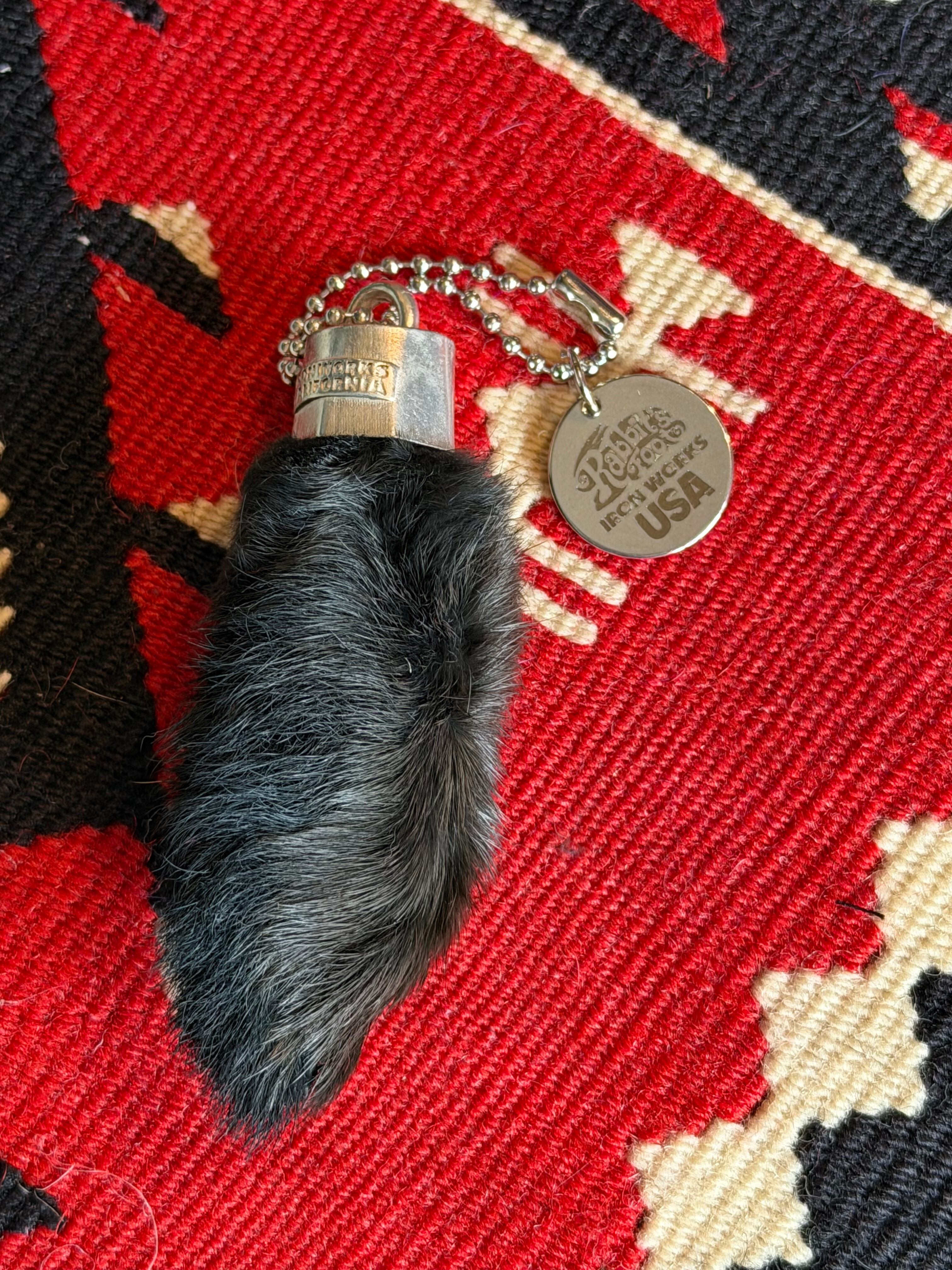 RABBITS FOOT KEY CHAIN 