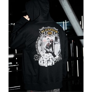 【DRIP3917】B8M Wanted Design Zipper Hoodie