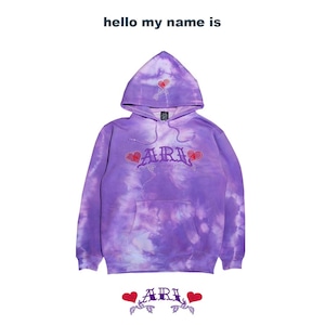 “SHISHU” LOVE YA! HAND DYE HOODIE “SOME”