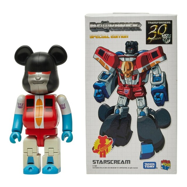 メディコムトイ ベアブリック200％ TRANSFORMERS STARSCREAM フィギュア おもちゃ 置物 マルチカラー メンズ MEDICOM TOY 【中古】