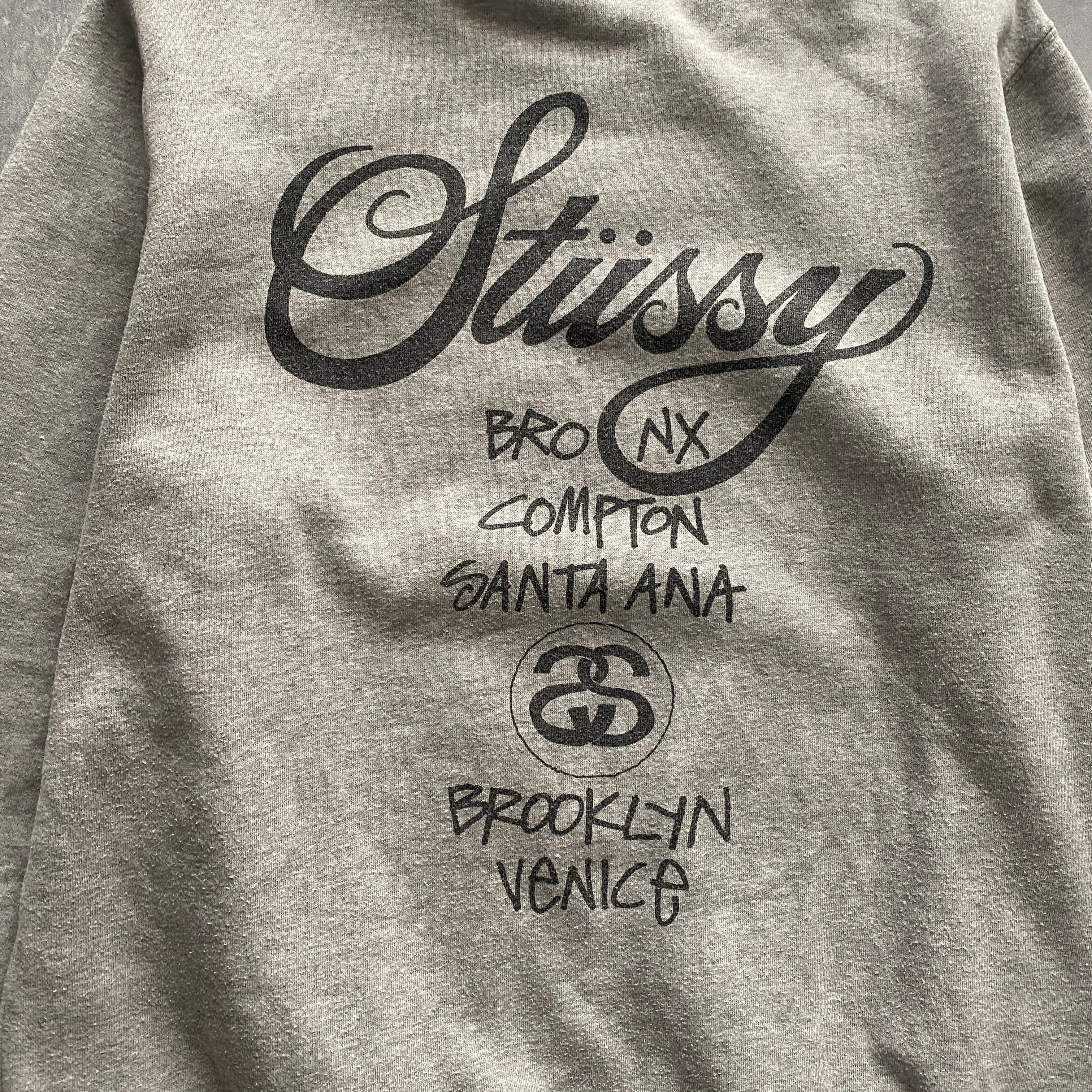 スウェット XL グレー STUSSY ワールドツアー