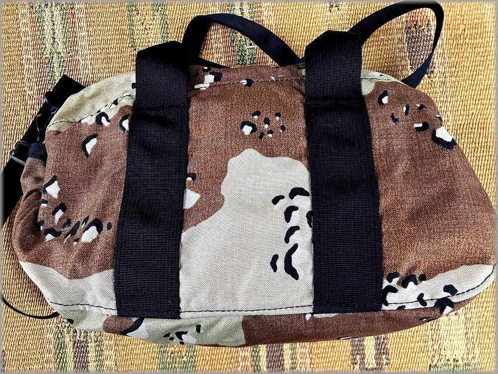 グレゴリー旧タグUSA製 ダッフル バックLサイズチョコチップ 旧タグ 