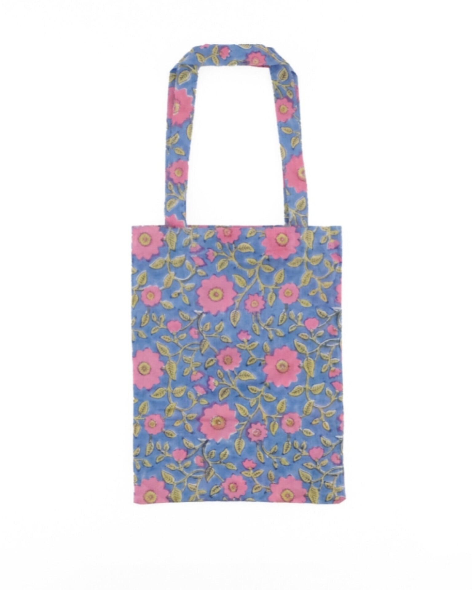 ブロックプリントサブバッグ / BLUE