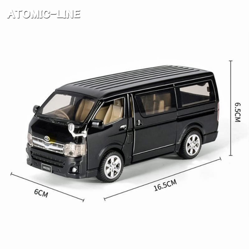 ハイエース 全2色 ミニカー 1/32 ライト点灯 エンジンサウンド 模型