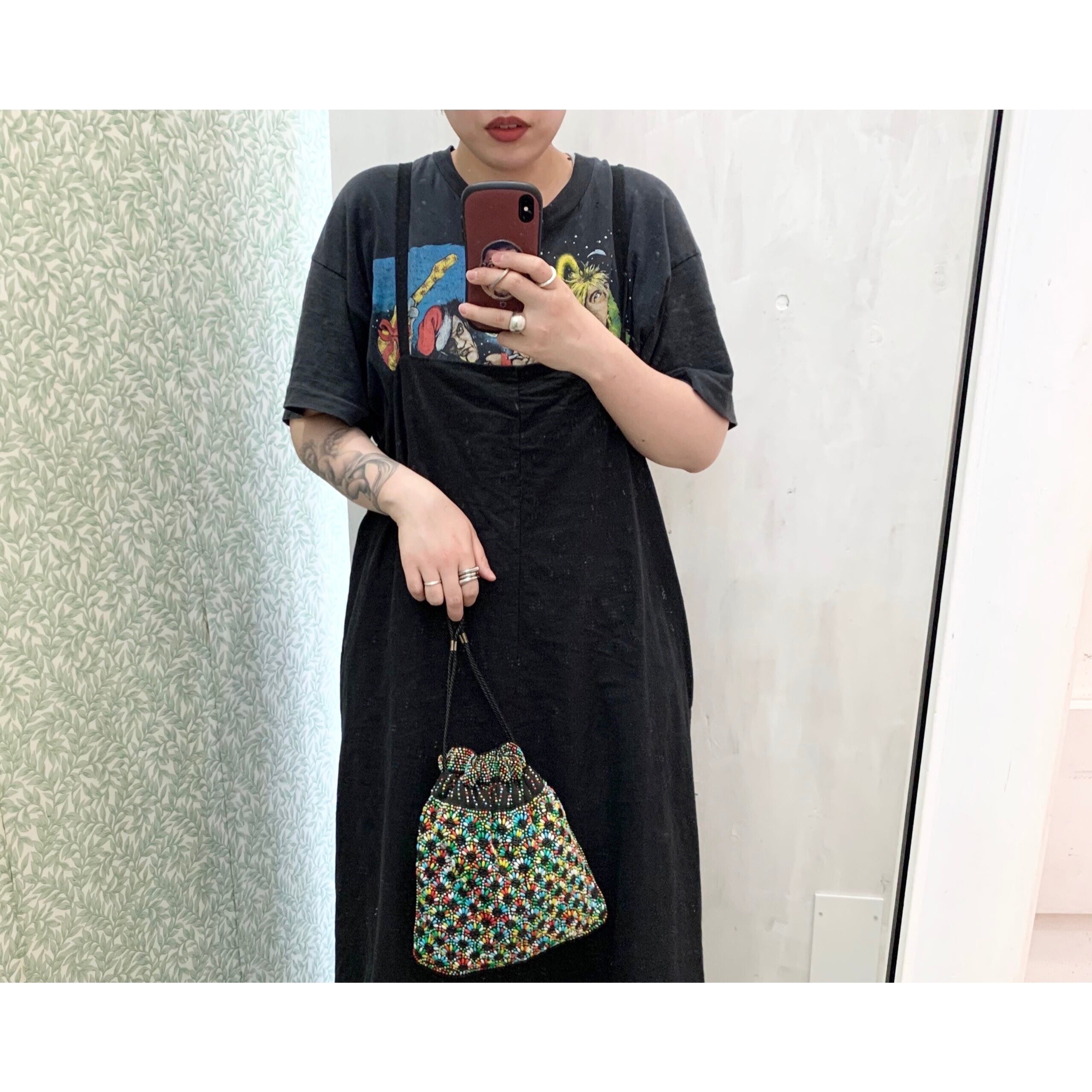 vintage/bag/beads/colorful/mini/ビンテージ/バッグ/ビーズ/カラフル