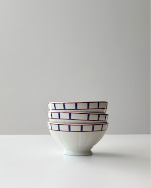 Porcelaine de Sologne / バスク柄の大きなカフェオレボウル a