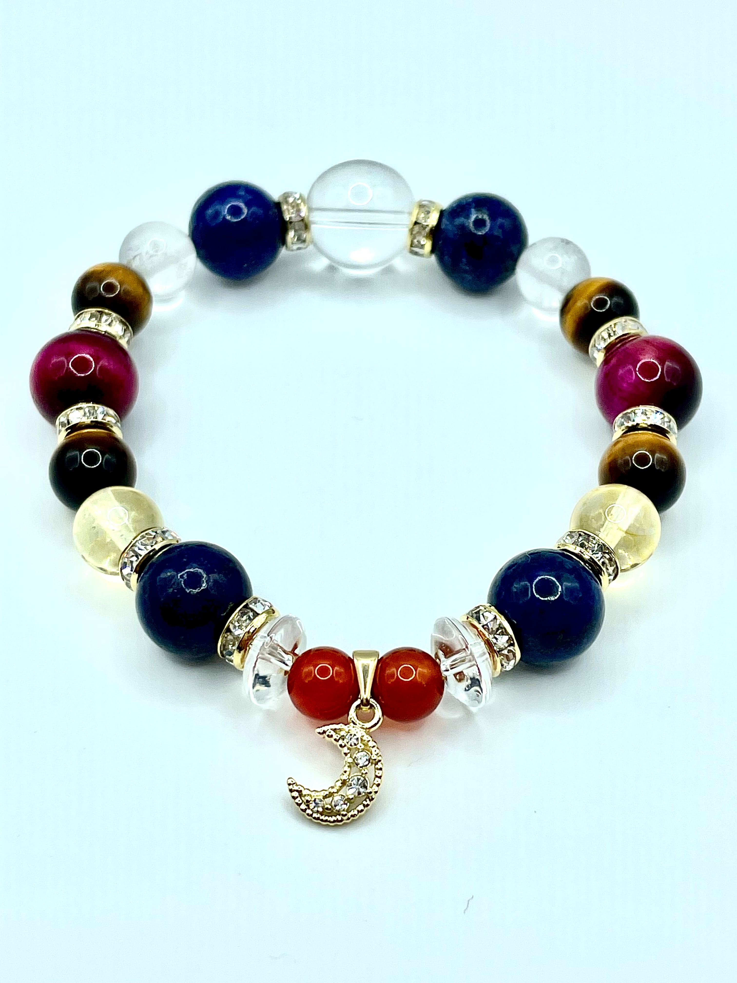 波動入り】 開運・願望実現 天然石パワーストーンブレスレット 