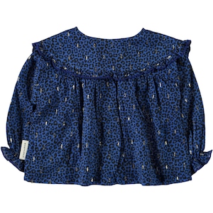 残り1点(12M)piupiuchick / Blouse w/ big pointed collar / Baby