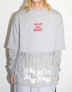 24AW】FUMIE=TANAKA print ribon sh (brown) F24A-21 | IAAAM ONLINE STORE