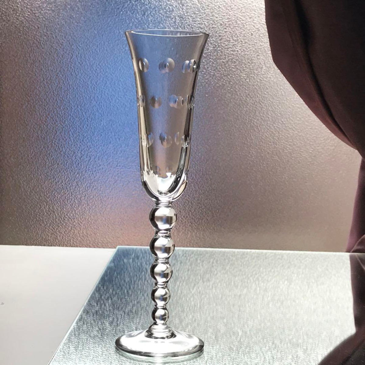 美サンルイSaint LouisバブルBubblesクリスタルシャンパンフルート 