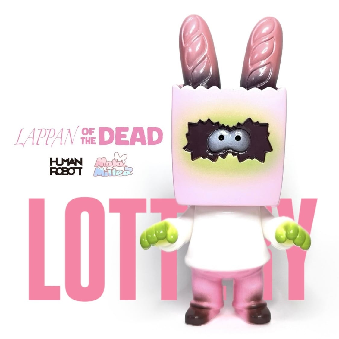 LAPAAN OF THE DEAD ソフビ　human robot 抽選販売】LAPPAN OF THE DEAD（サクラッパン ver.） | HUMAN ROBOT ONLINE