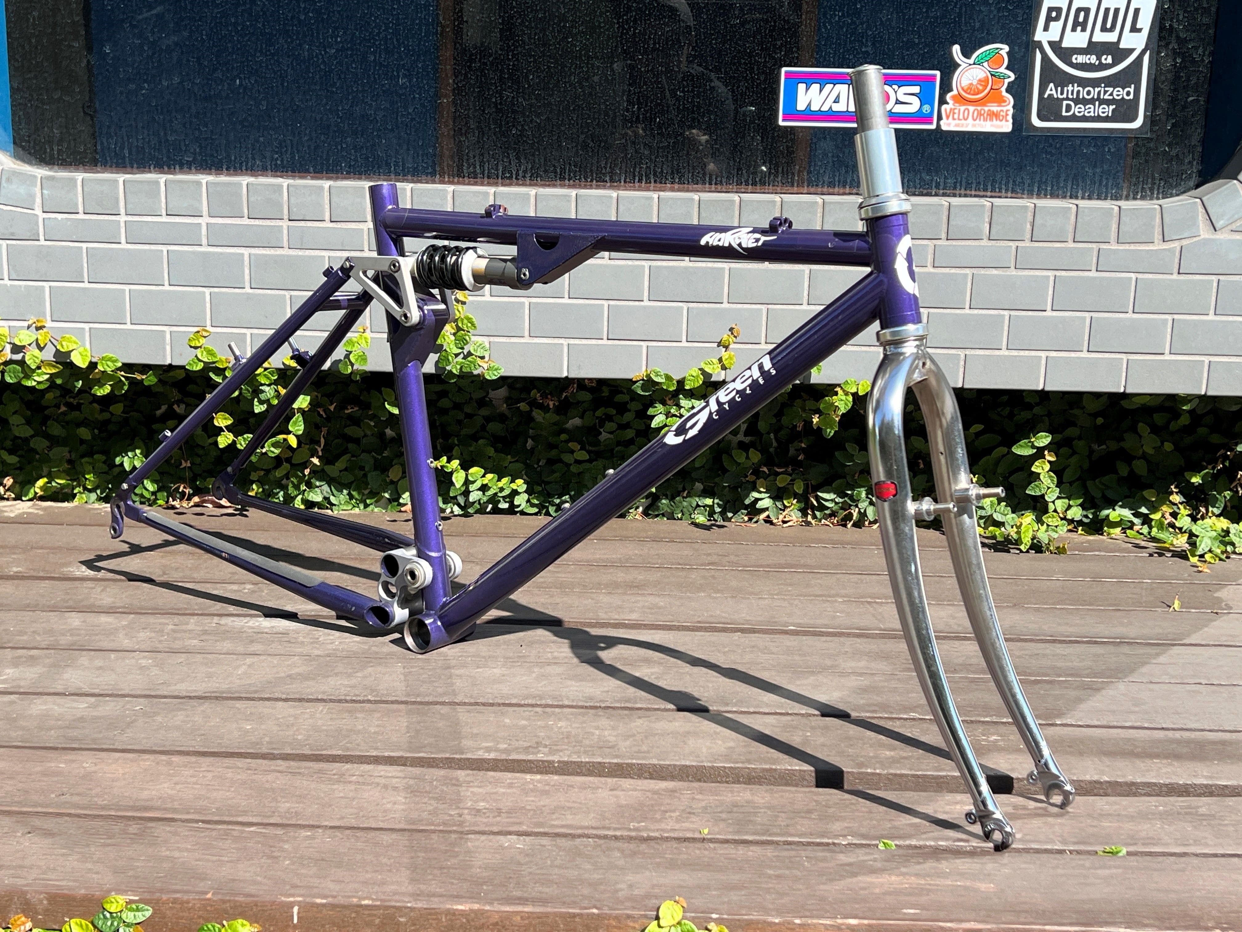 委託販売車両】1994 GREEN CYCLES HORNET Frame Fork set | CALI BIKES SC