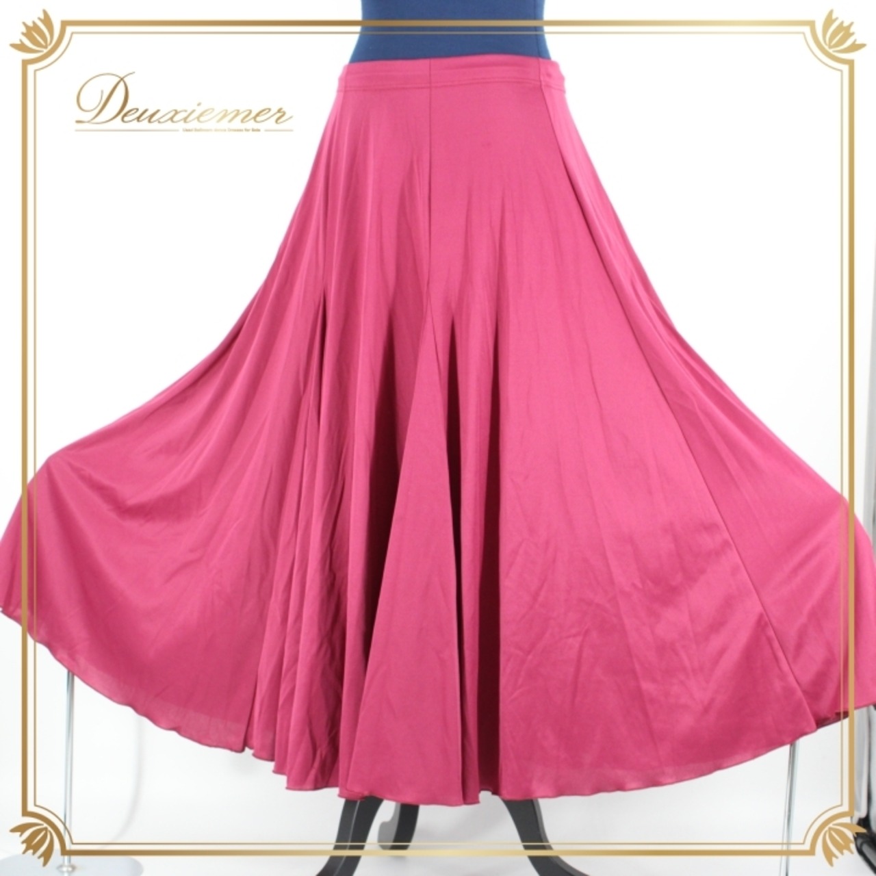 社交ダンス 衣装 スタンダード スカート レッスンウェア 女性用 レディース オールシーズン 紫 パープル系 無地 シンプル フォーマル 練習着 フレア スカート 薄手 軽量 透け感 ダンスウェア ストレッチ 練習用 鮮やか 発表会 舞台衣装 シンプルデザイン