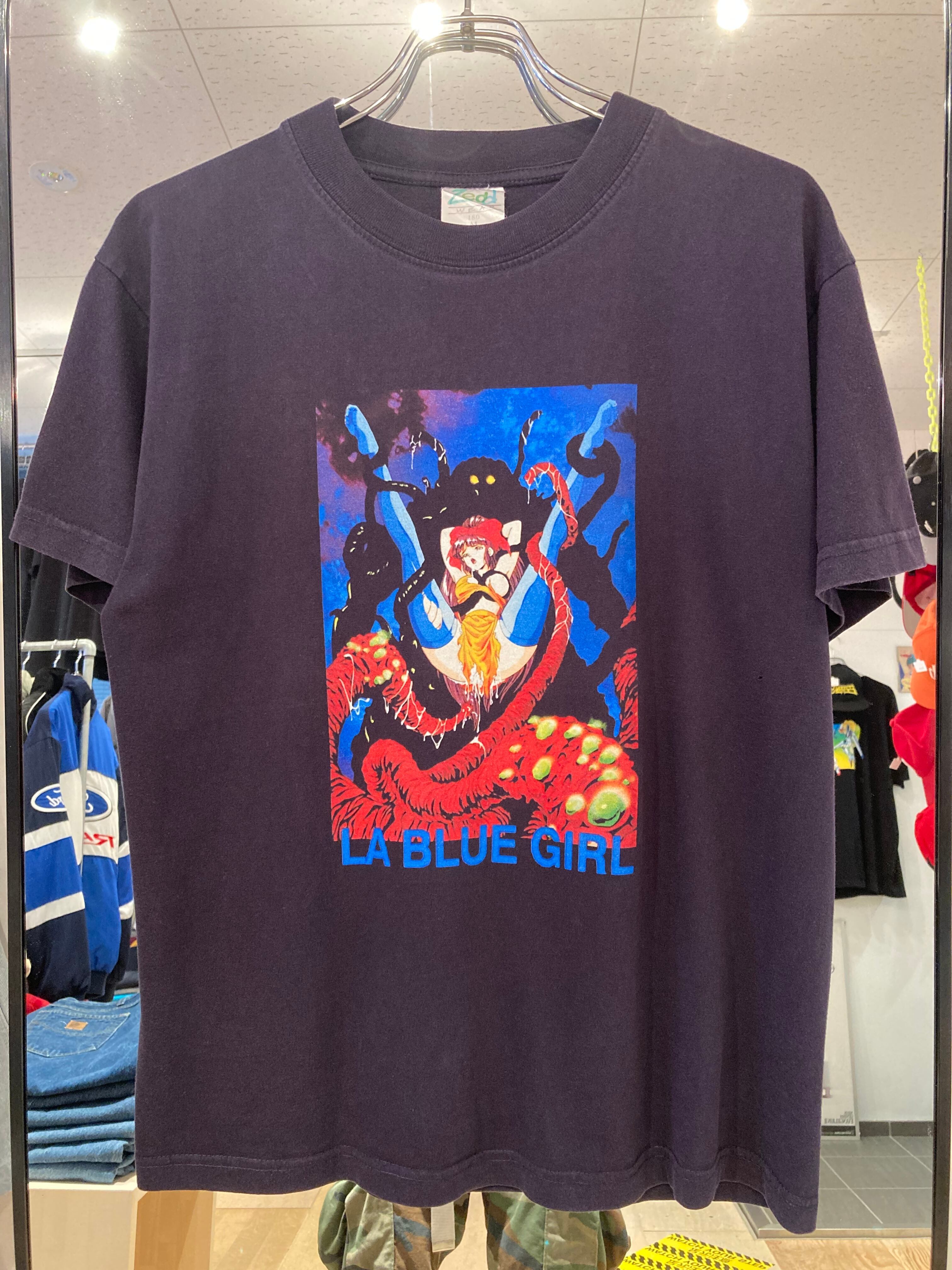 激レア　LA Blue girl 淫獣学園　白　XL ヴィンテージ　tシャツ