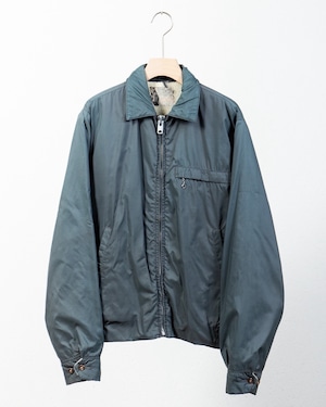 vintage nylon zip up jacket with boa lining