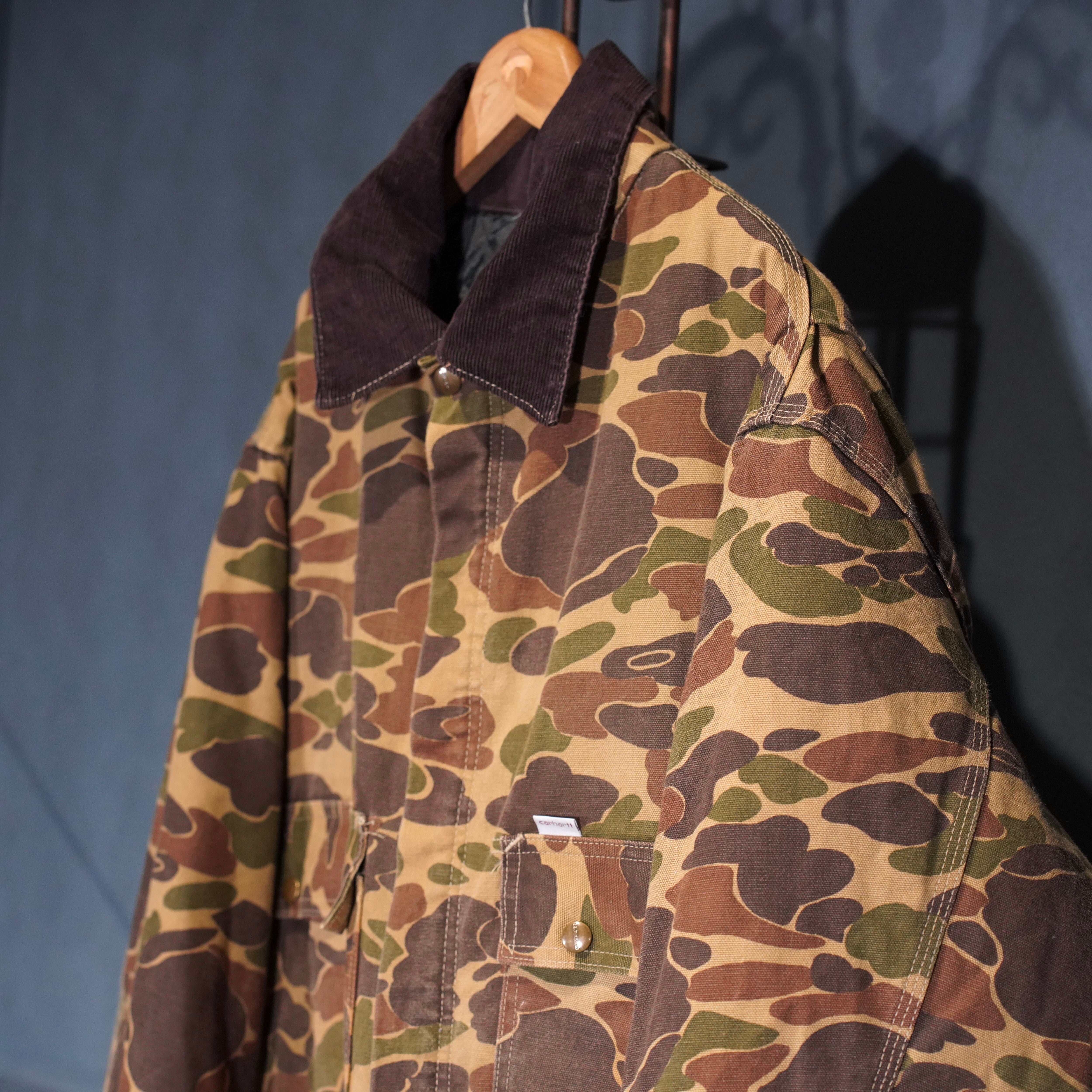 80's USA VINTAGE Carhartt DUCK HUNTER CAMOUFLAGE PATTERNED DUCK