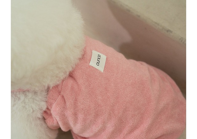 〈即納アイテム〉OUNCE テリーオールインワン（ピンク)
