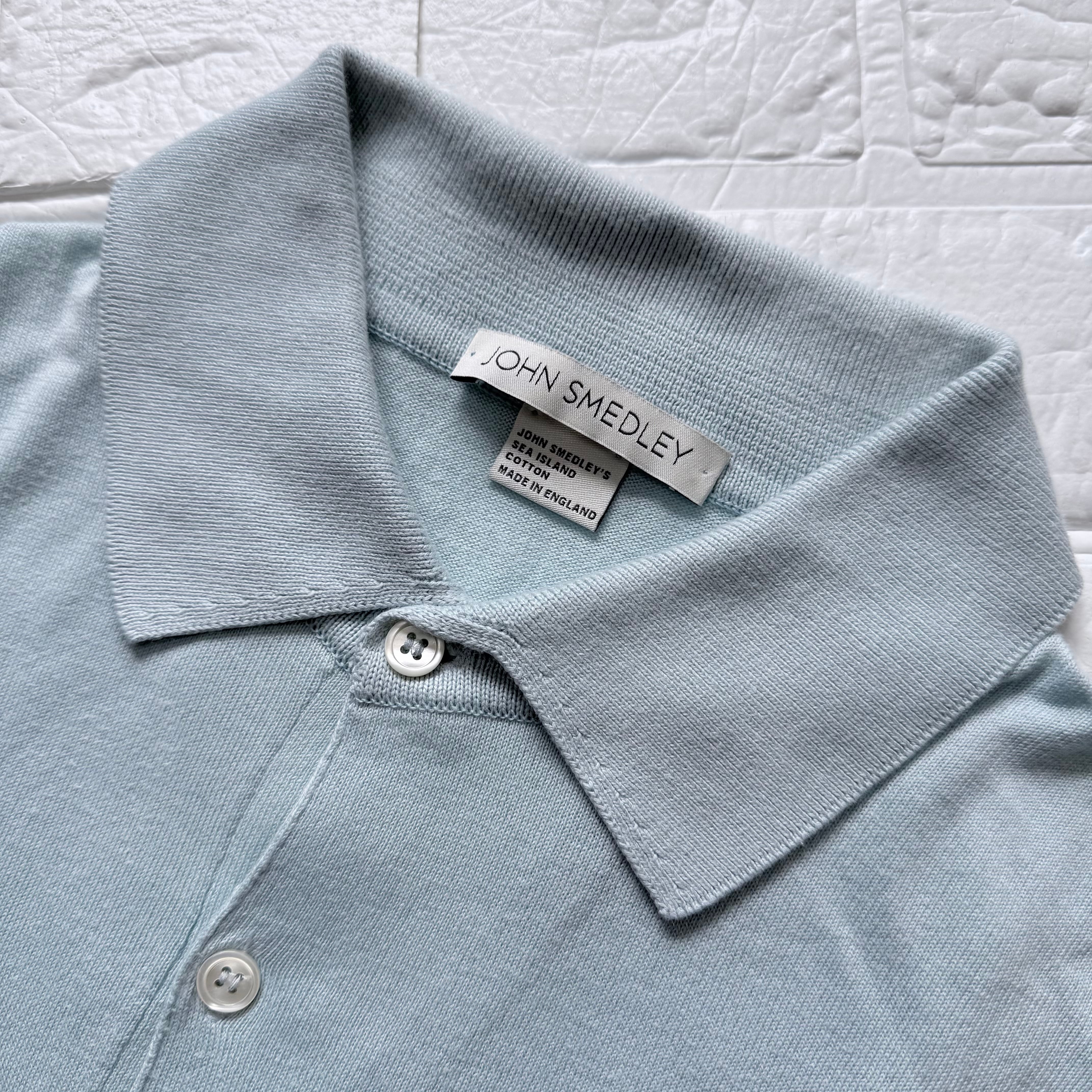 JOHN SMEDLEY 30ゲージ シーアイランドコットン 半袖 ニットポロシャツ