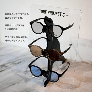 恐竜メガネスタンド(3枚掛け用)/日本製/アクリル製 / TP-KS-0001