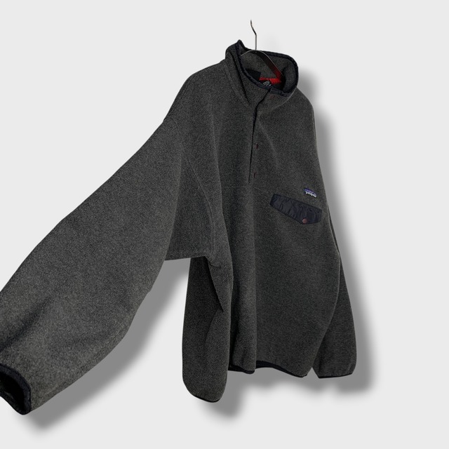 00s メキシコ patagonia シンチラスナップT フリース グレー XL