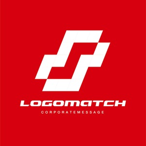 力強く前進するSのロゴ