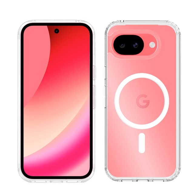 HUAKE 対応 Google Pixel 10a 用 ケース 米軍MIL規格 マグネット充電対応 透明 滑り止め カメラ保護, 衝撃吸収, 軽量スリム設計 保護カバー