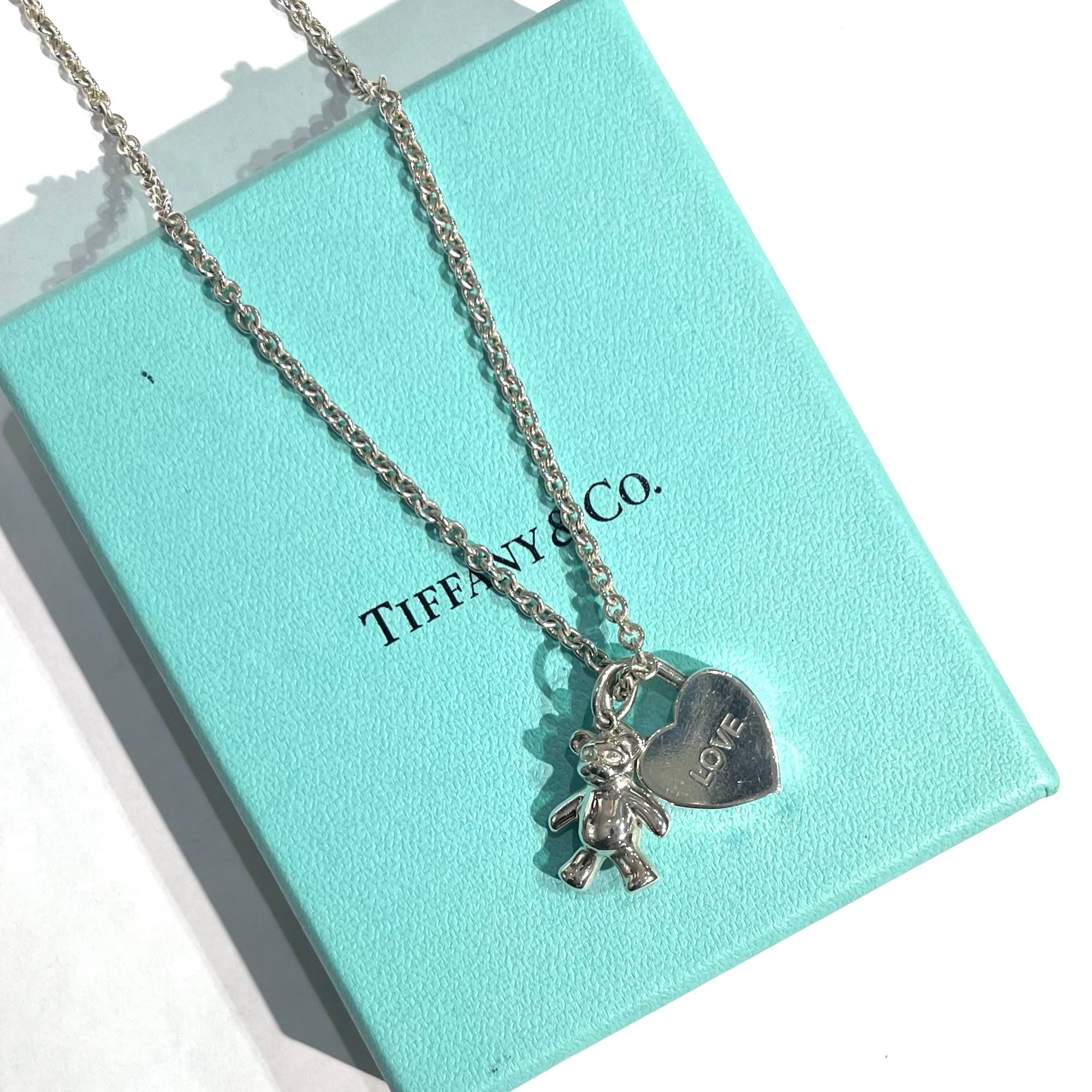 Old Tiffany 希少 極美品 コンビ  ネックレス vintage 希少【TIFFANY&CO.】2241 18K×silver925コンビ ハートアロー ロープ