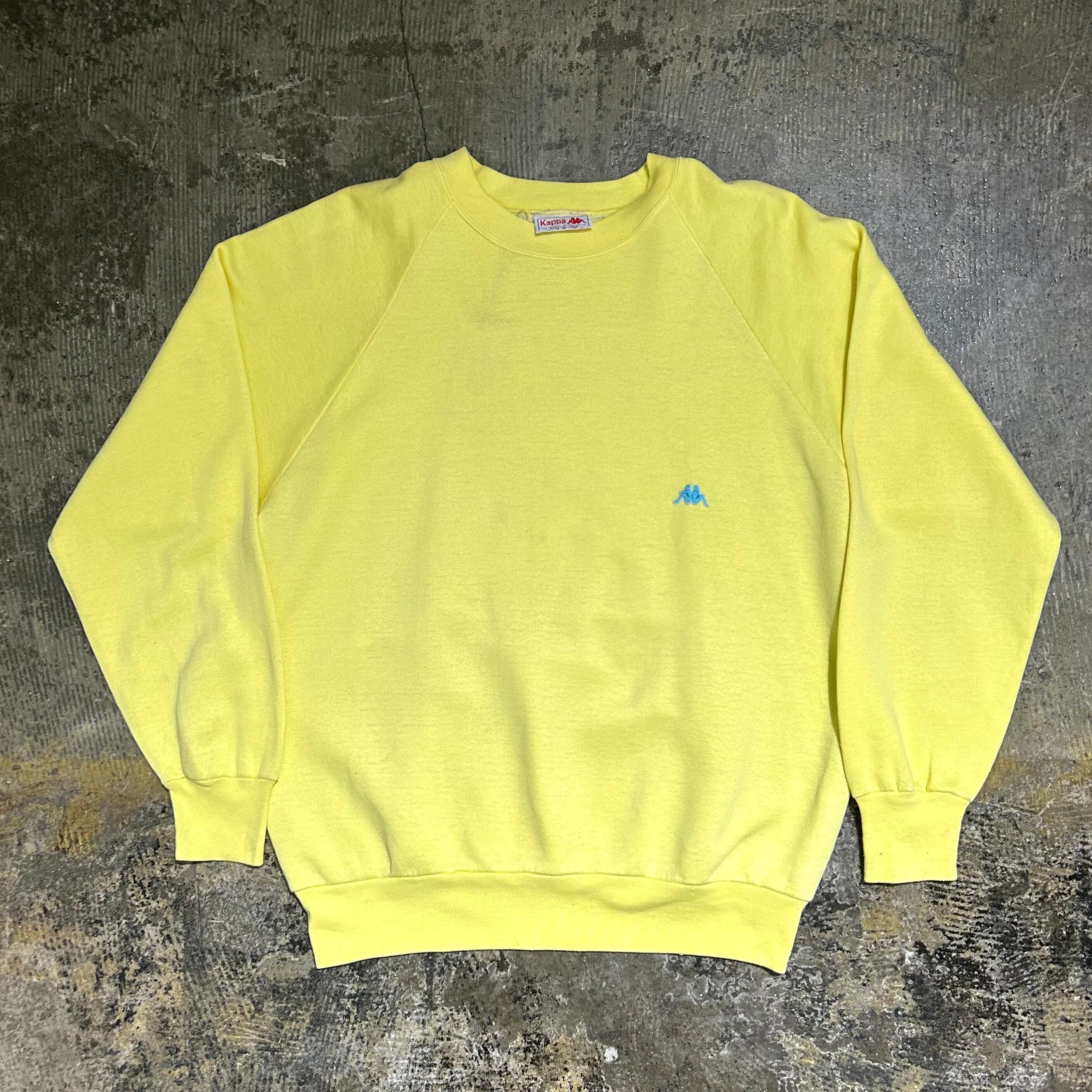 80s Kappa One Point Logo Sweat ITALY製