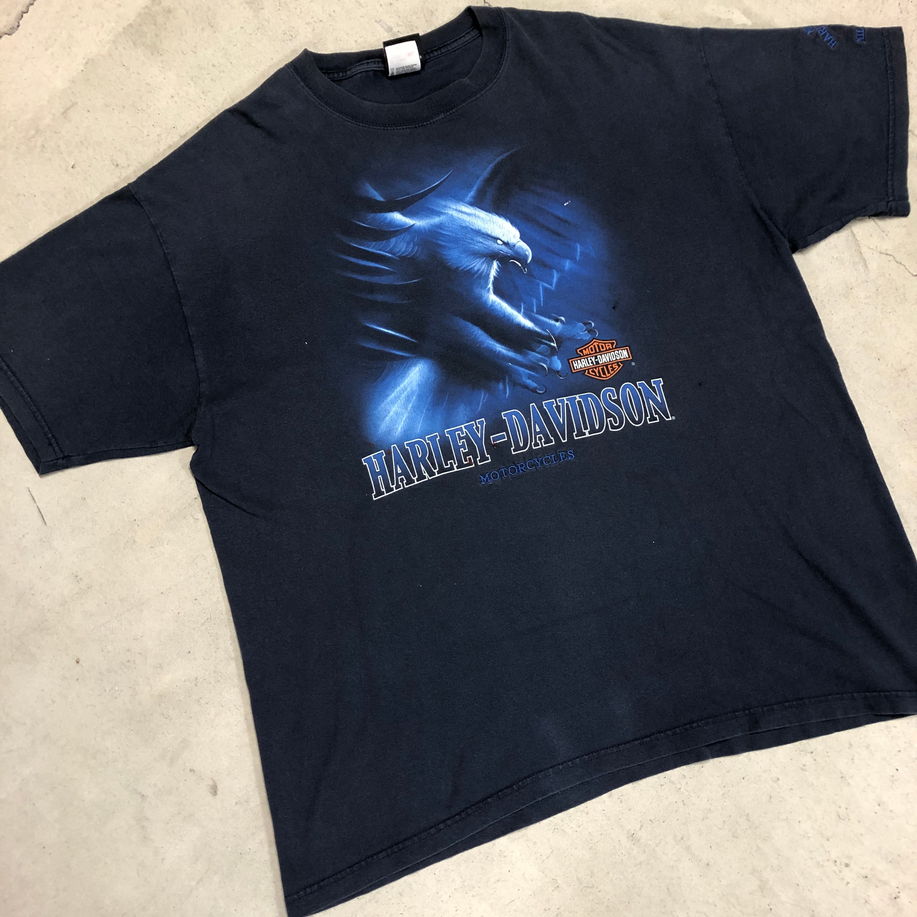 ⊕HARLEY DAVIDSON T-SHIRT ”MOTORCYCLES刺繍