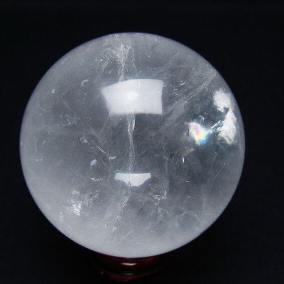 水晶 丸玉 59mm スフィア 置物 水晶玉 一点物 151-8893