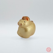 招福干支 ウマ(金)① 人形おみくじ