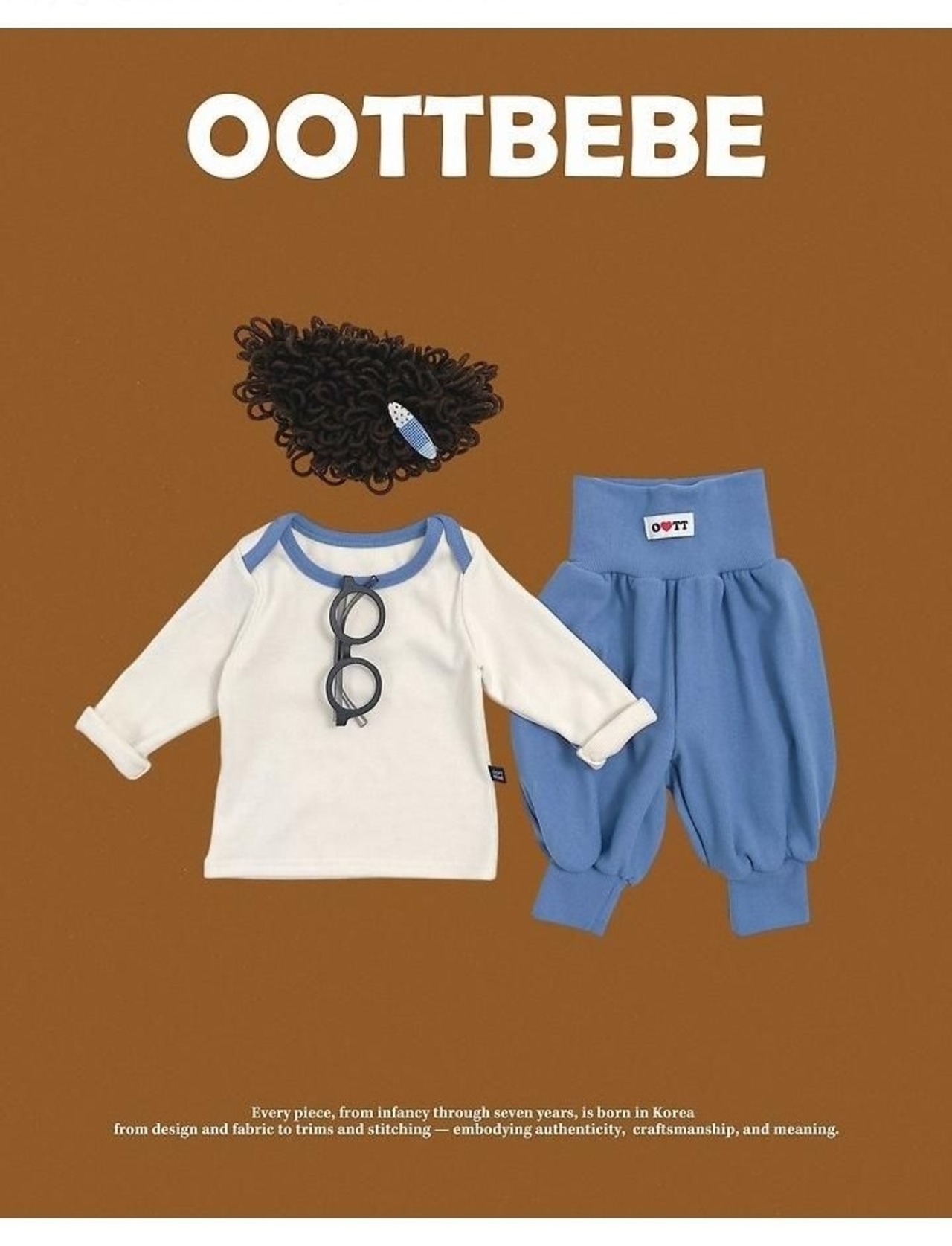韓国子供服 / 26winter / oottbebe / おもちアラジン上下セット / ベビー&キッズ / 冬服 *XS~XL*