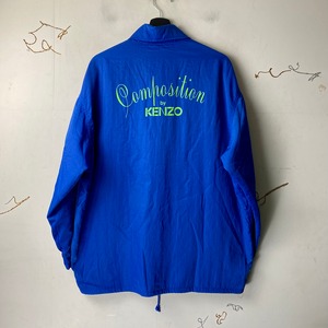 vintage COMPOSITION by KENZO back logo coach jacket | NOIR ONLINE