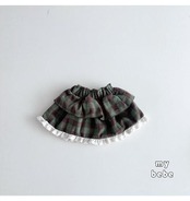 韓国子供服 / 26winter / my bebe / チェックカンカンスカート / キッズ / 冬服 *XS~XL*