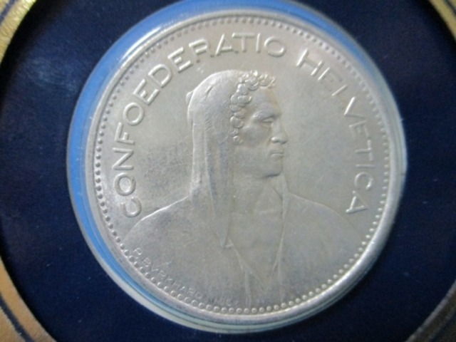 スウェーデン 2クローナ銀貨☆1921年／未使用／グスタフ5世／解放戦争 